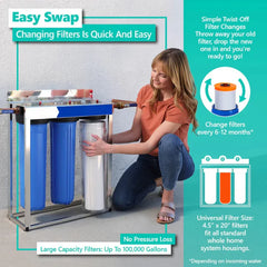 20" Polyphosphate Anti-Scalant Filter